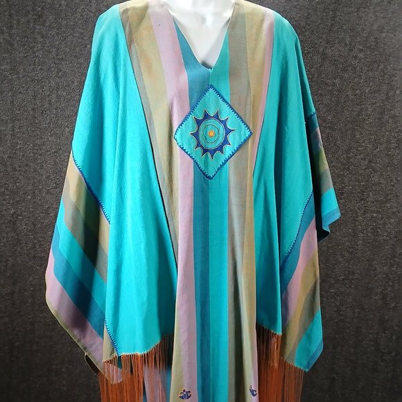 Vintage Josefa Mexican Cotton Caftan - Picture 6 of 7